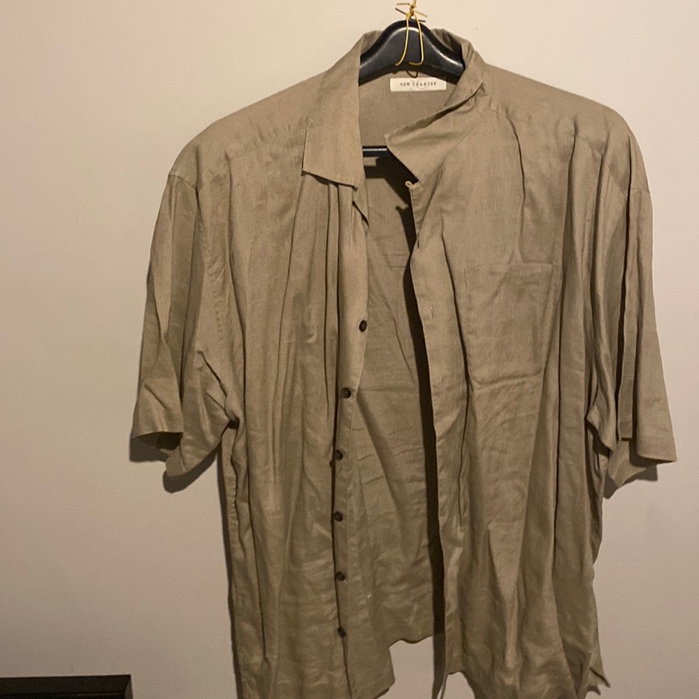 New charter casual tan shirt